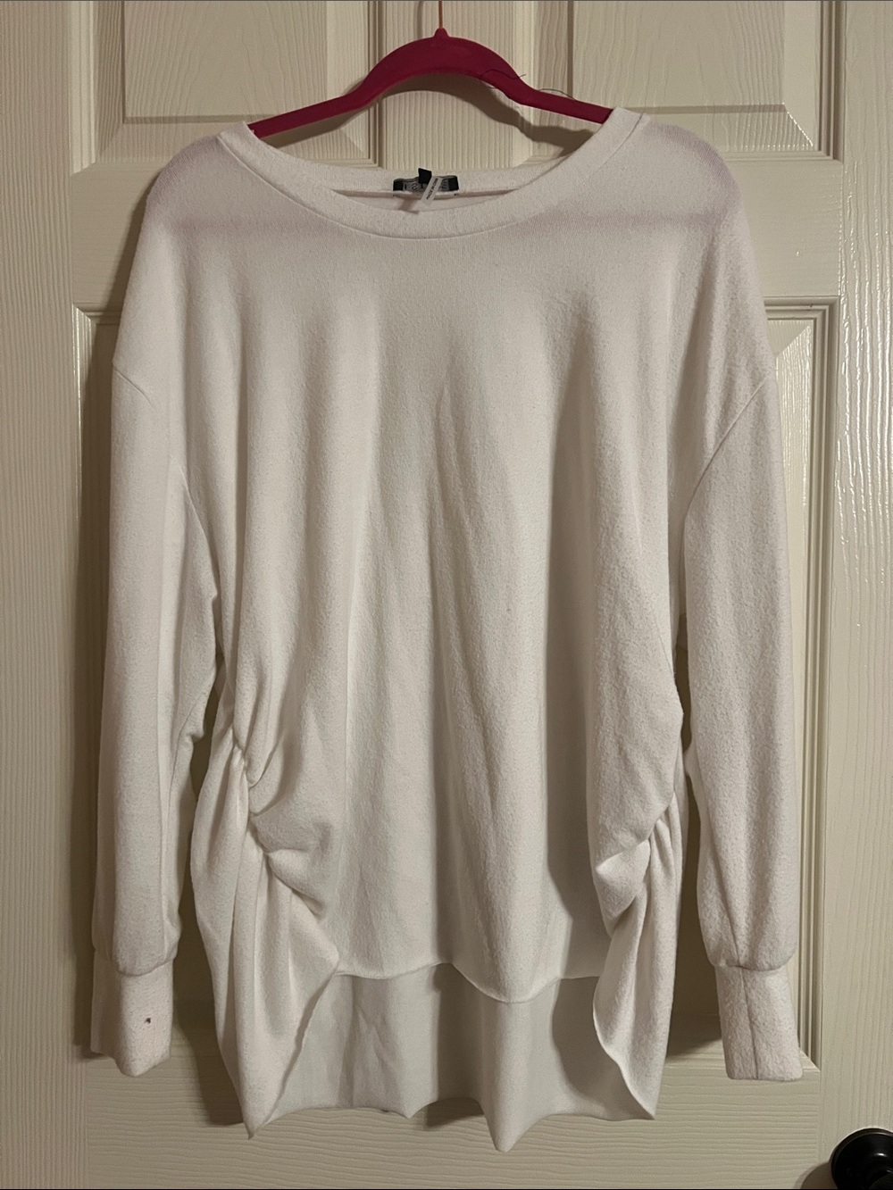 1.STATE Ivory Crewneck Knit Top